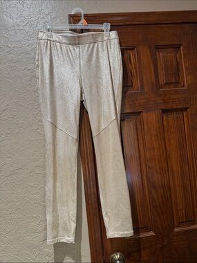 Free People Shimmer gold shimmer Women's  Pants
